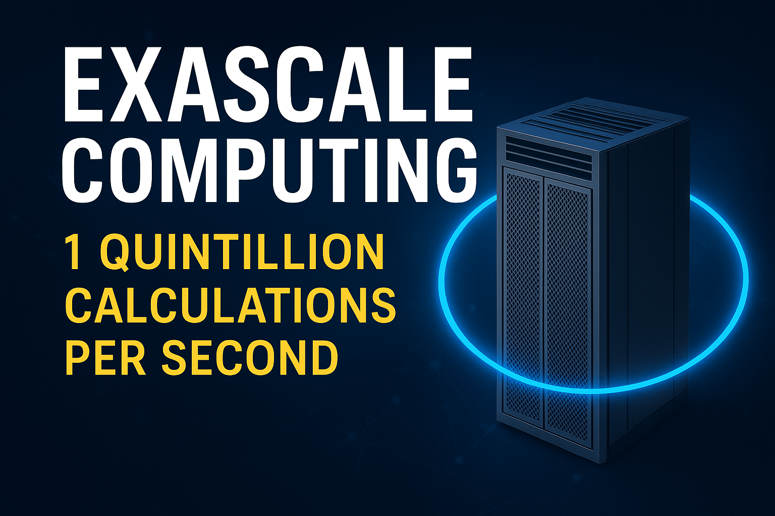 Exascale Supercomputing: The Era of 1 Quintillion Calculations per ...